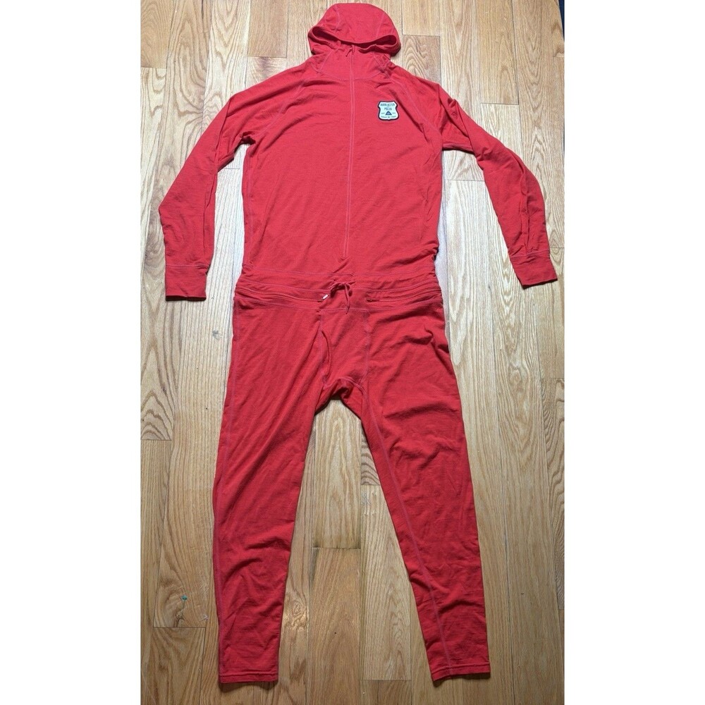 Air blaster And Polar Ninja Suit Baselayer Skiing Rare Red Size XL Snow Suit